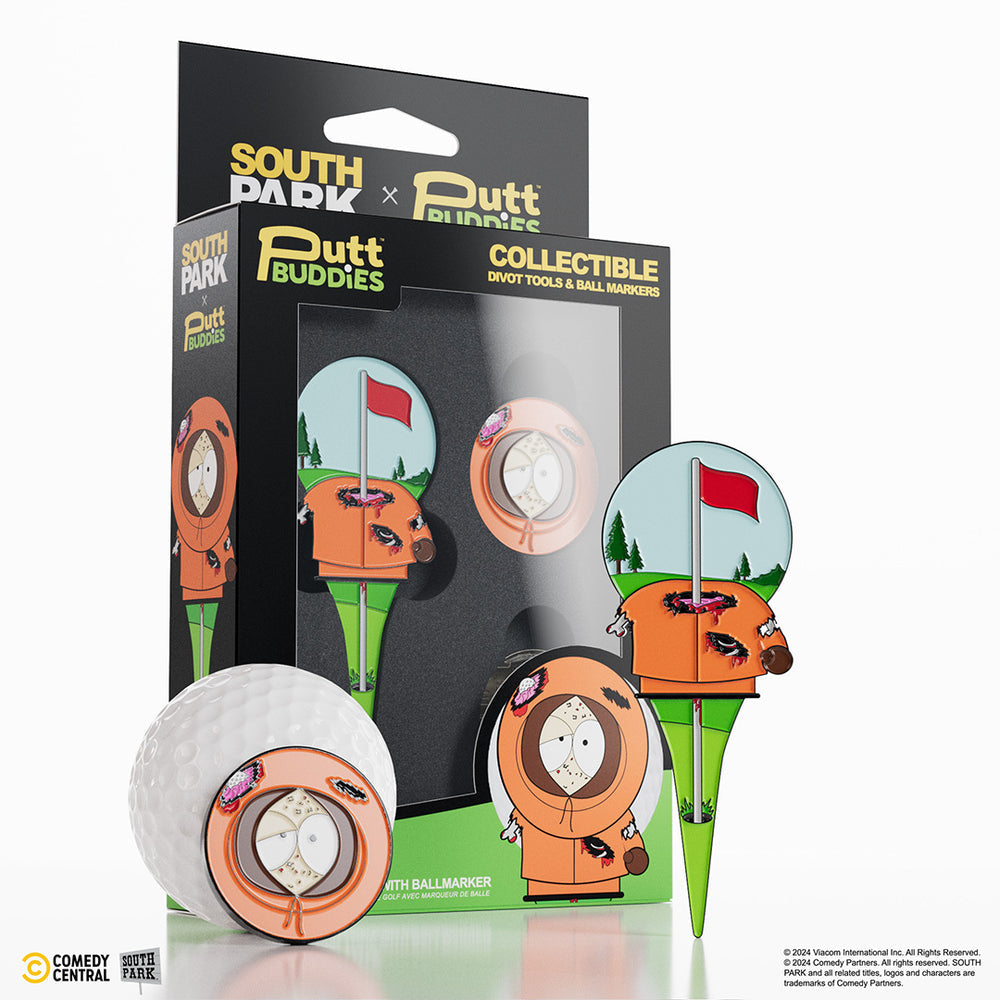 Putt Buddies - DEAD KENNY DIVOT TOOL W/ REMOVABLE HEAD BALL MARKER