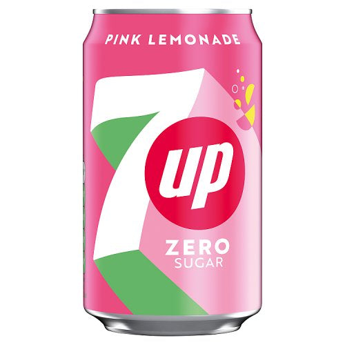 7Up Pink Lemonade Zero Sugar 6ct (330mL) (UK)