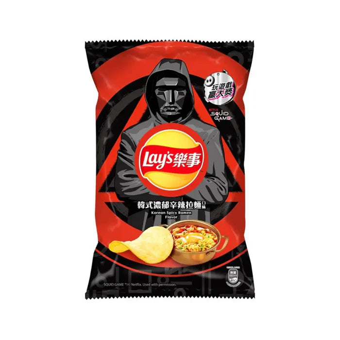 Lay’s Limited Edition Flamin’ Hot Korean Spicy Ramen 6ct (60g) (Taiwan)