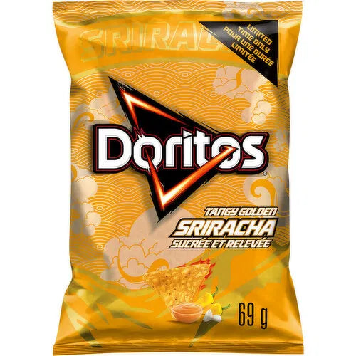 Doritos Tangy Golden Sriracha 6ct (69g) (Canada)