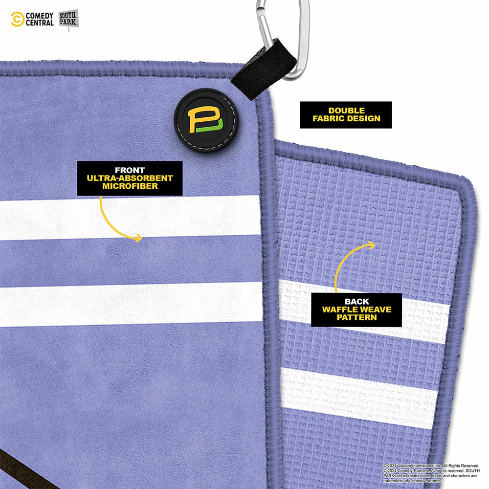 PuttBuddies - MAGNETIC Towelie 24" x 16" Golf Towel, Double Sided 🏌️♂️🧲