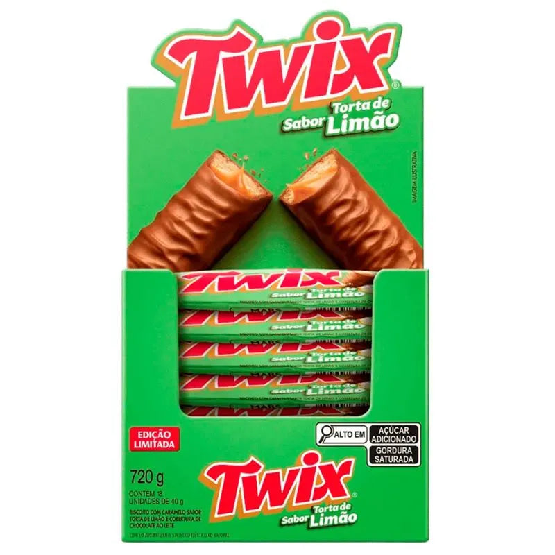 Twix Key Lime Pie (40g, Brazil) | 18-Count Tangy and Sweet Candy