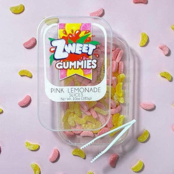 Gummy Pink Lemonade Slices | Zweet | 10 oz (3 Pack)