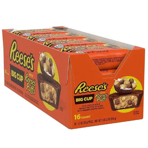 Reese's Big Cup with Reese's Puffs (34g) 16-count