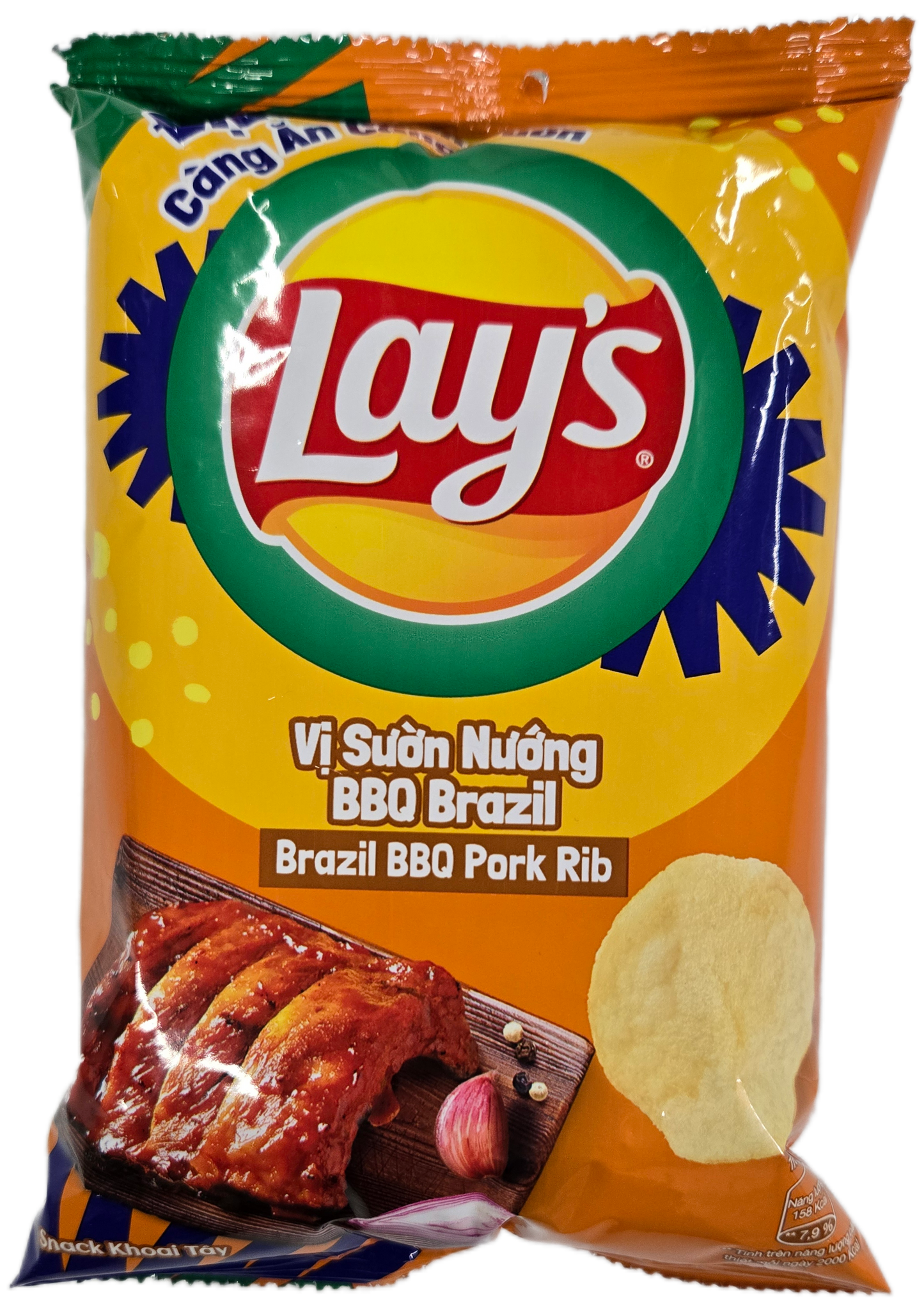 Lay’s Brazil BBQ Pork Rib 6ct (32g) (Vietnam) – POPS DISTRO INC ...