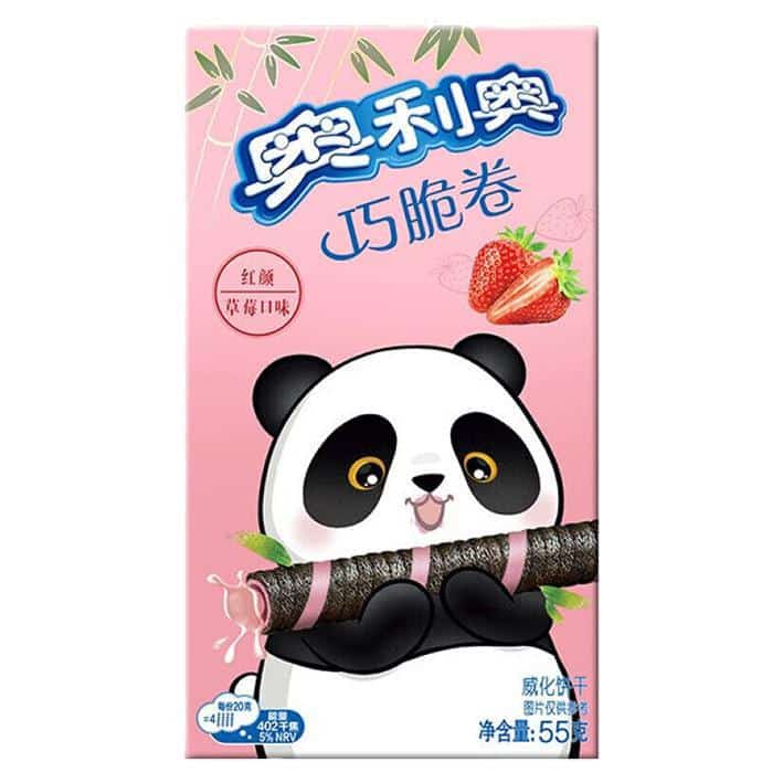 Oreo Wafer Roll Strawberry (55g) (China) 6-Pack