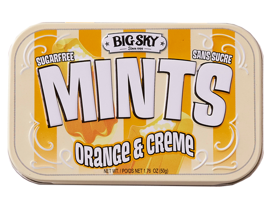 Big Sky Mints - Orange & Crème (50g) 6Pack