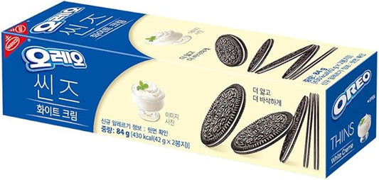 Oreo Thins White Creme (84g)(Korea) 6-Pack