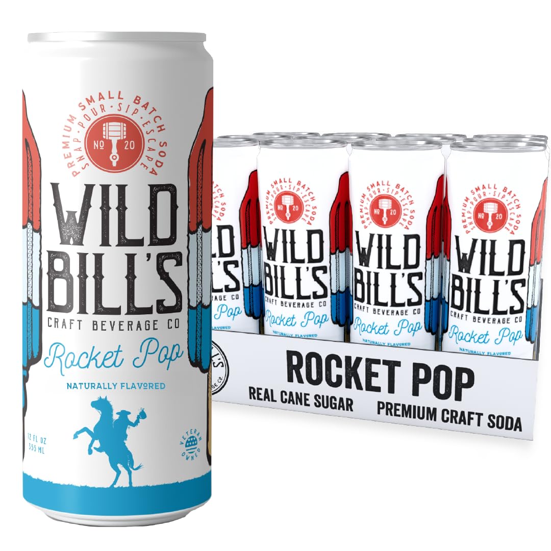 Wild Bill's Ring Pop, Rocket Pop, 12oz Cans, 12ct