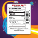 UpTop Sour Lemon Bursts - Freeze Dried Candy (1.5oz) 4 Pack