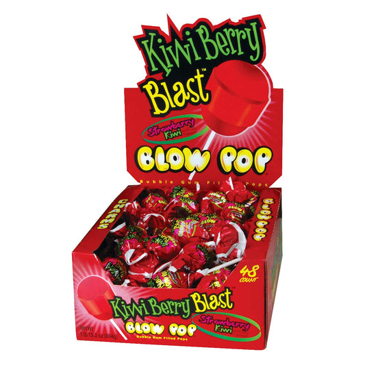 CHARMS BLOW POP - KIWI BERRY BLAST Flavor (18.4g) (48ct)