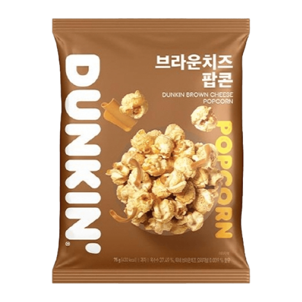 Dunkin Brown Cheese Popcorn (75g)(Korea) 6ct