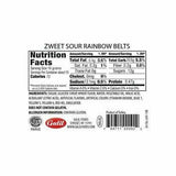 Sour Rainbow Belts  | Zweet | 10 oz (3 Pack)