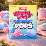 Charms Cotton Candy Fluffy Stuff Lollipops (18g)(48ct)