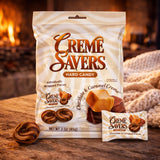 Creme Savers Hard Candy Chocolate and Caramel Creme 6ct (85g)