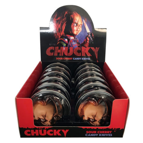 Chucky Sour Cherry Candy Knives (34g) (12ct)