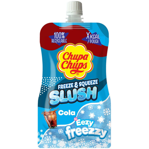 Chupa Chups Freeze & Squeeze Slush - Cola (250ml) (UK) 6-pack