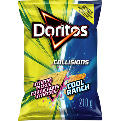 Doritos Collisions - Intense Pickle x Cool Ranch (65g) (Canada) 6-Pack