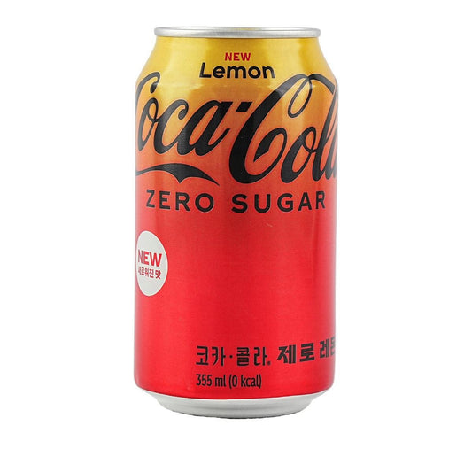 Coca Cola Lemon Zero Sugar (355mL) (Korea)