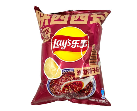 Lay’s City Xian Hot Oil Drizzle 6 Pack (70g) (China)