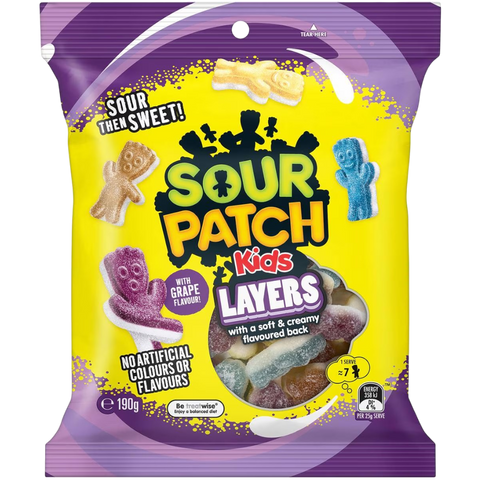 Sour Patch Kids Layers 6ct (190g) (Australia)