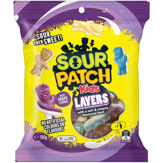 Sour Patch Kids Layers 6ct (190g) (Australia)