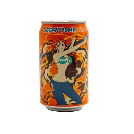 Ocean Bomb One Piece Sparkling Water Nami Mango Flavor (330ml) (Taiwan) 6-Pack