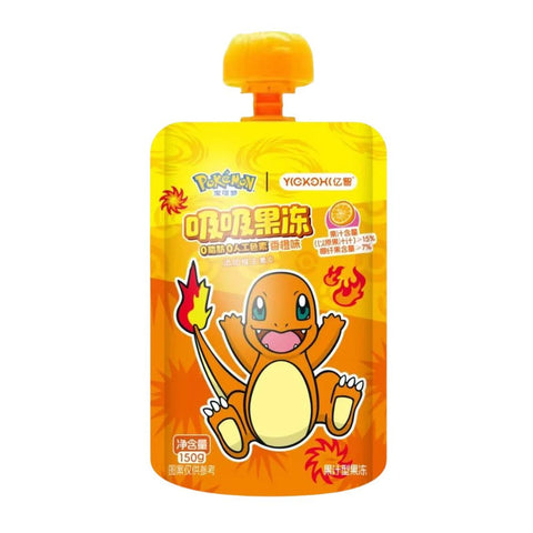 Yizhi Pokemon Charmander Orange Jelly Drink 6ct (150g) (China)