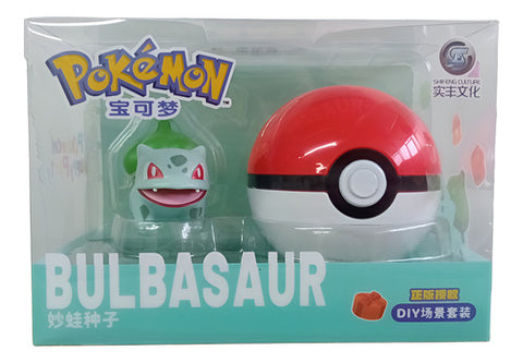 Shifeng Culture Pokémon Scene Set 3ct - Bulbasaur
