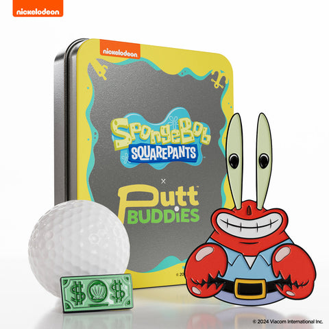 Putt Buddies - MR. KRABS DIVOT TOOL W/ ME FIRST DOLLAR BALL MARKER