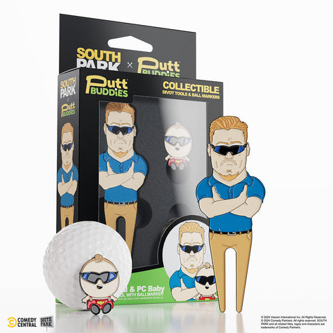 Putt Buddies - PC PRINCIPAL DIVOT TOOL W/ PC BABY BALL MARKER