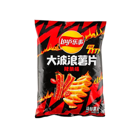 Lay’s Wavy Latiao Spicy Strip 6ct (70g) (China)