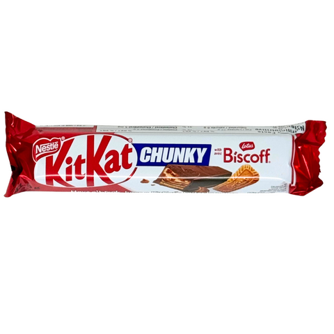 Kit Kat Chunky Lotus Biscoff - Box of 24 (41.5g) (Canada)