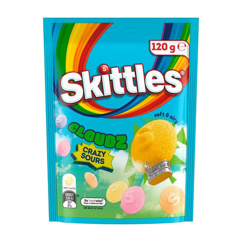 Skittles Cloudz Crazy Sours 6ct (120g) (Australia)