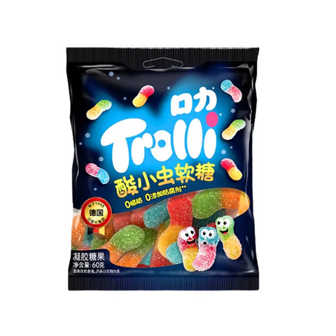 Trolli Sour Gummy Bugs Box of 10 (57.6) (China)