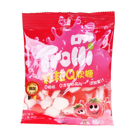 Trolli Strawberry Gummies Box of 10 (60g) (China)