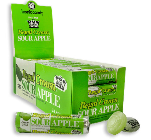 Regal Crown Sour Apple Rolls 24ct