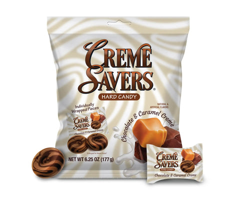 Creme Savers Hard Candy Chocolate and Caramel Creme 6ct (6.25oz)
