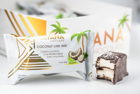 Mayana Coconut Lime Mini Bar Box of 10 (40g)