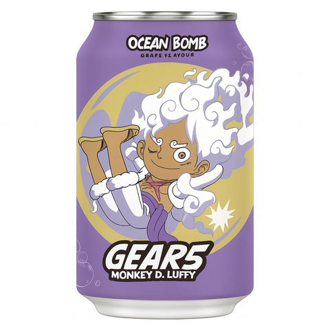 Ocean Bomb Gear 5 Monkey D. Luffy Grape Flavor 6 ct