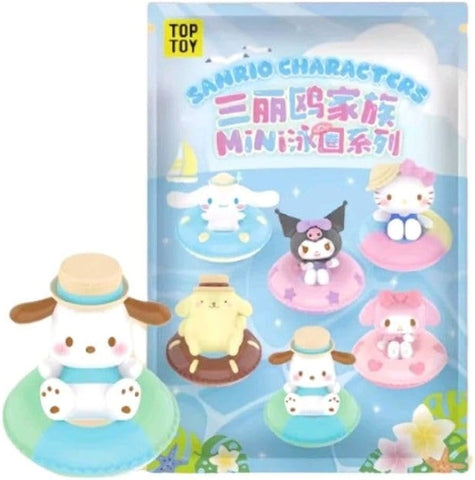 Top Toy Sanrio Characters: Mini Swim Ring Blind Bag (Display Box of 16)