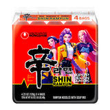 Kpop Demon Hunters Premium Shin Original Ramyun Noodle Soup - Bag of 4 (120g)