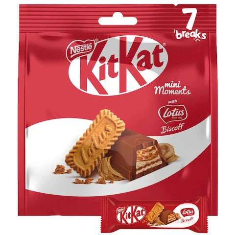 Kit Kat Mini Moments with Lotus Biscoff (116.2g) (Dubai)
