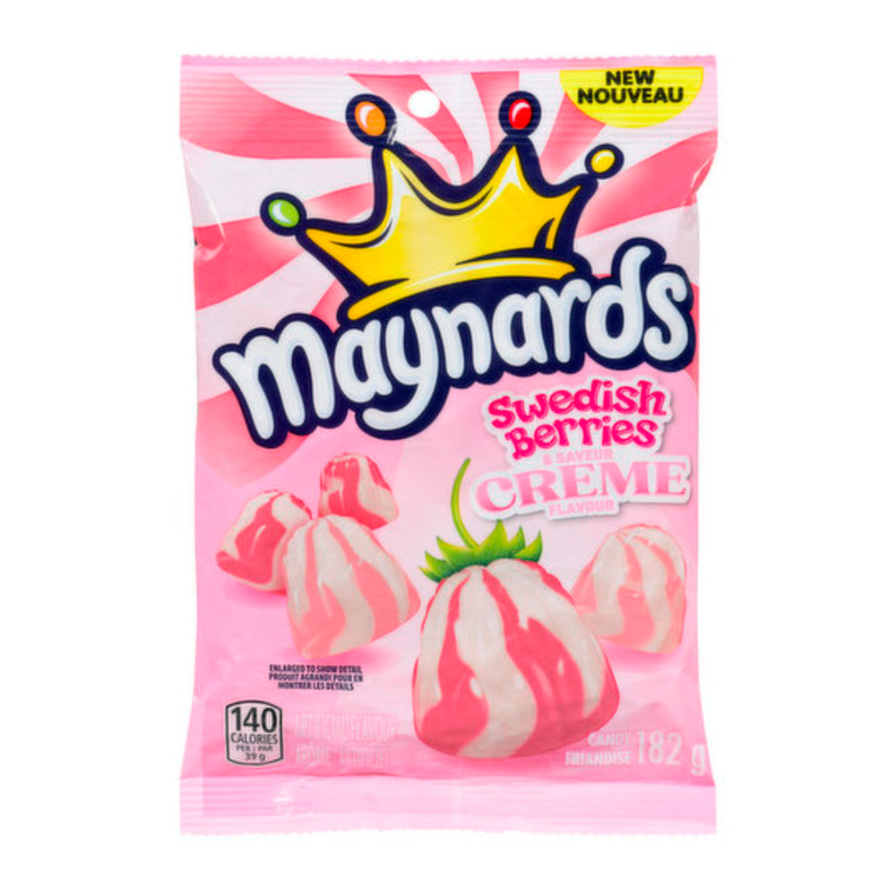 Maynards Swedish Berries & Creme (154g) (Canada) 6-PACK