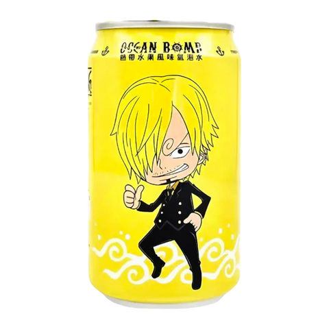 Ocean Bomb One Piece Sparkling Water Sanji Tropical Fruit Flavor (330ml) (Taiwan) 6-Pack