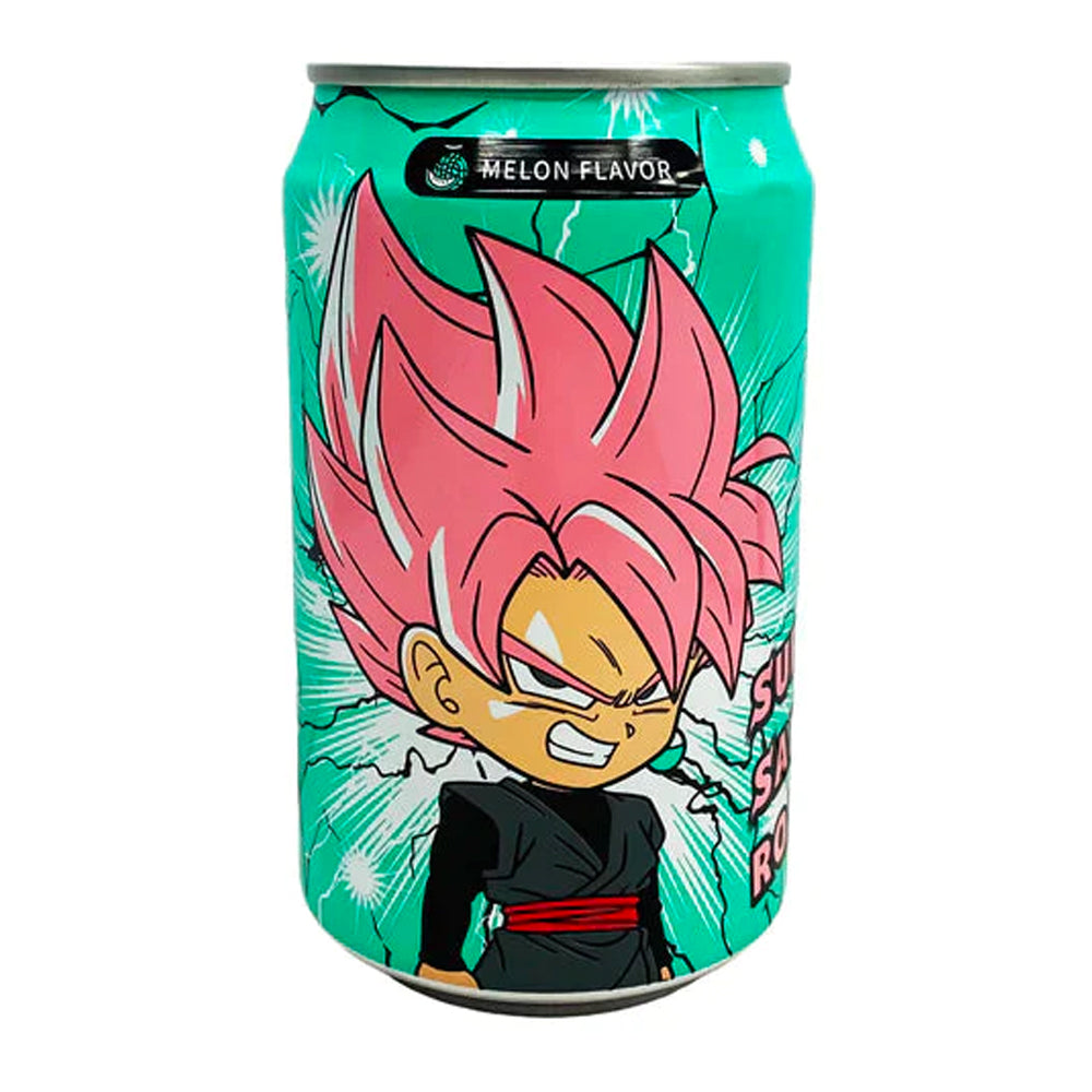 Ocean Bomb Dragon Ball Z Super Saiyan Rose Sparkling Water - Melon Flavor (11.15oz) (Taiwan) 6-Pack