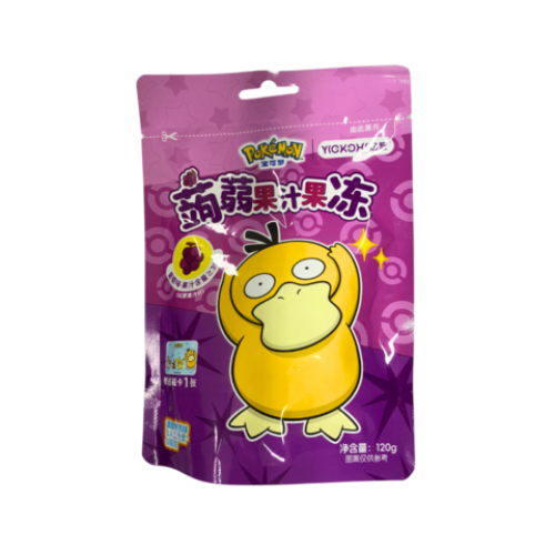 Pokémon Yizhi Grape Konjac Juice Jelly (120g) (China) 6-Pack