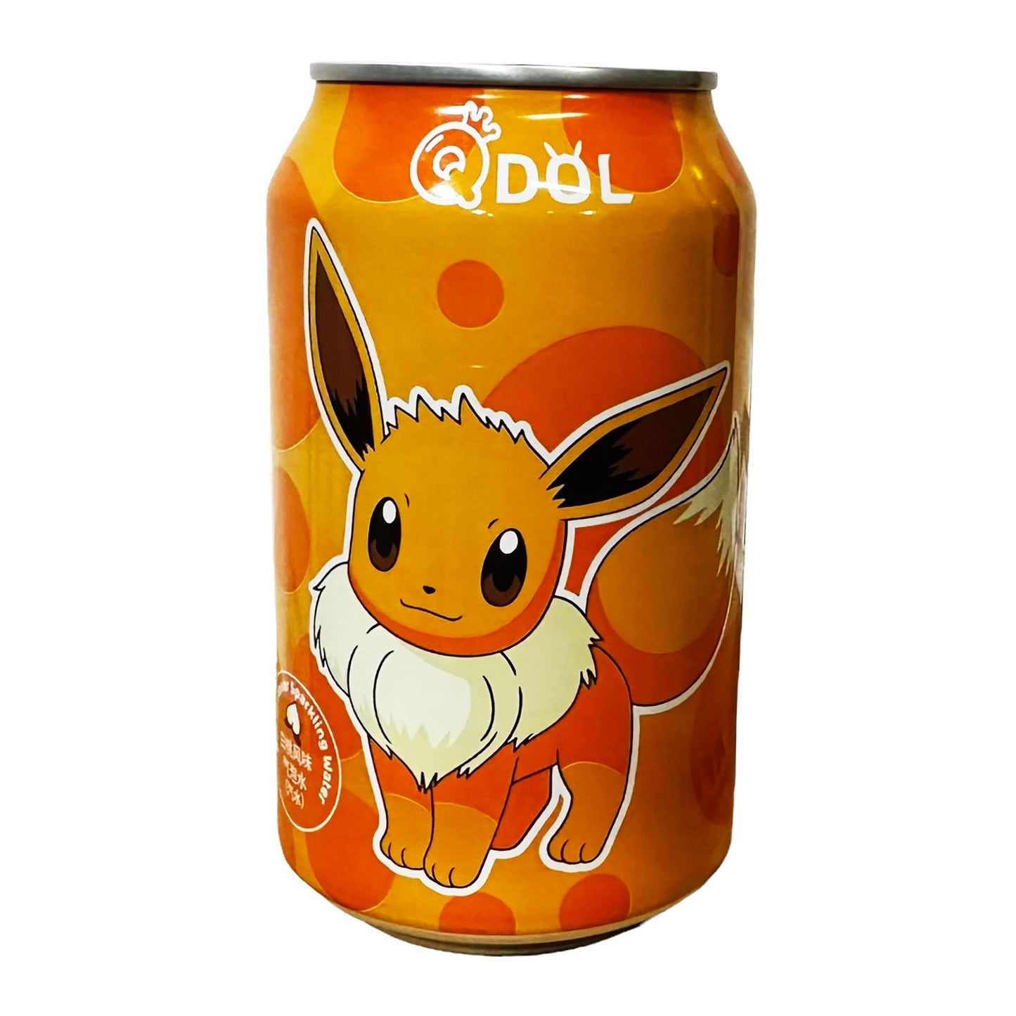 QDol Pokemon White Peach Sparkling Water Eevee (330ml) (China) 6-Pack