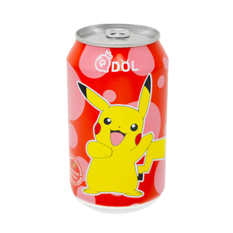 QDol Pokemon Strawberry Flavour Sparkling Water (330ml) (China) 6-Pack
