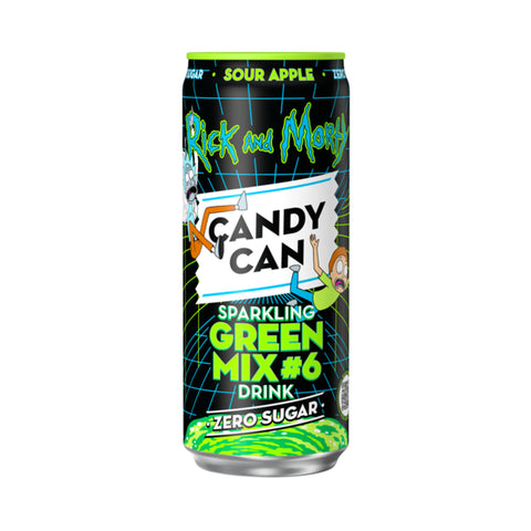 Rick and Morty Sparkling Green Mix #6 - Sour Apple Zero Sugar (330ml) (Netherlands) 6ct